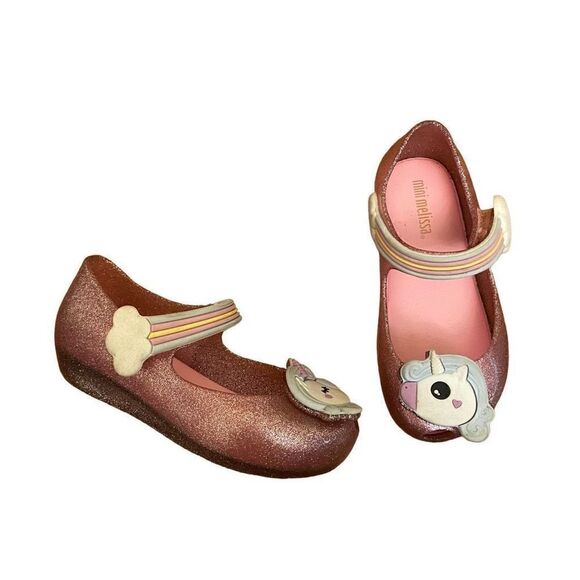 Mini Melissa Ultragirl Unicorn Water Resistant Mary Jane Toddler Size 8 - Picture 2 of 7